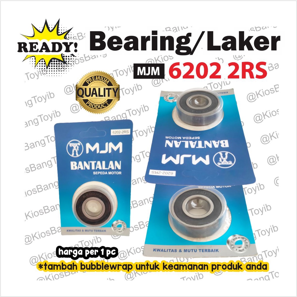 GROSIR Bearing 6202 2RS Roda Depan RXK RX King RXS Scorpio Ninja KLX (MJM)