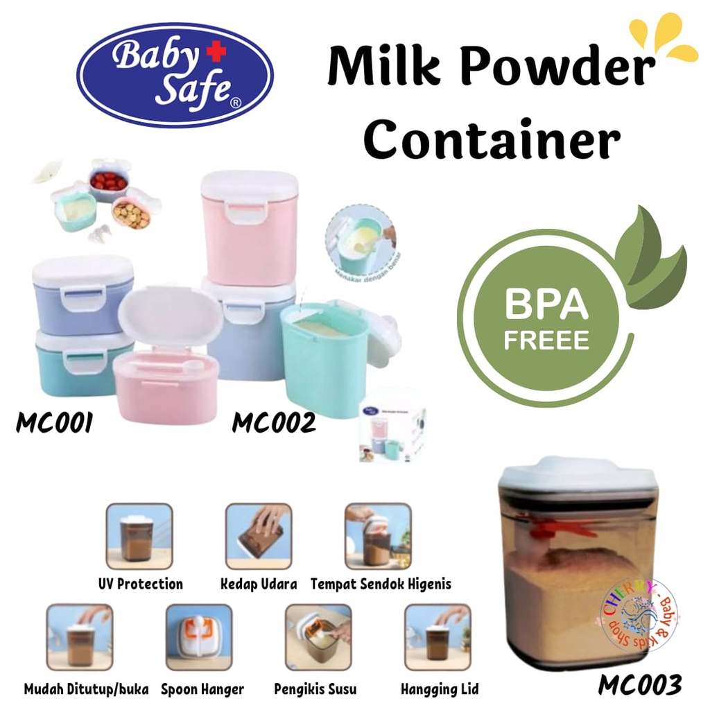 Baby Safe MC001 MC002 MC003 Milk Powder Container CBKS