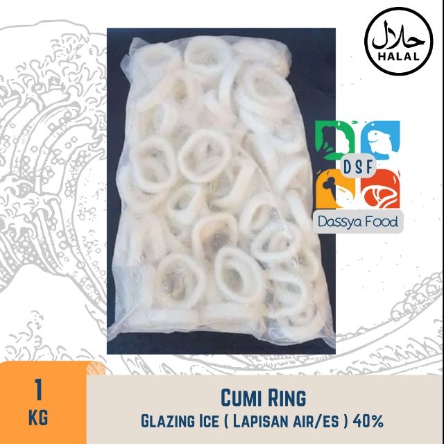 

Cumi Kupas Cincin / Squid Ring Import 1KG