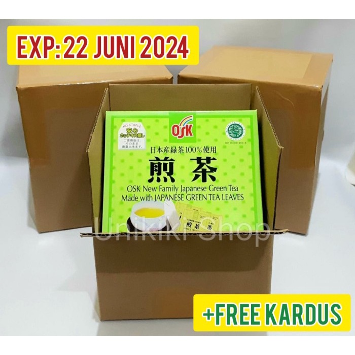 

TERBARU Teh Hijau / Green Tea Jepang / OSK Japanese Green Tea /TEH DIET/TEH PELANGSING/TEH HIJAU/TEH