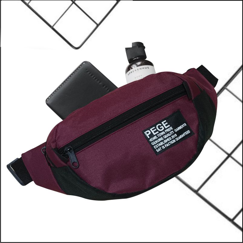 Tas Pinggang Waistbag Selempang Bahu Pria Model Kombinasi - PG - 8812