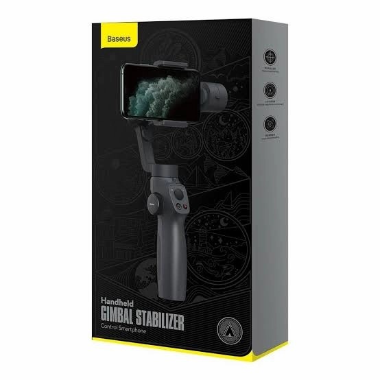 Sta Baseus Gimbal Stabilizer Control Smartphone Black Gray