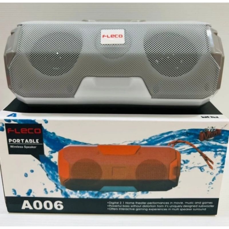 Cod Speaker Portabel Wireless Fleco A006 Bluetooth