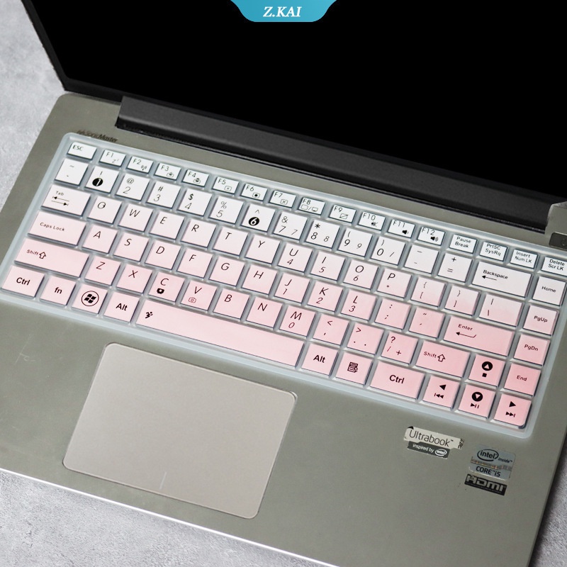 Asus X452E X455LF4005 X455YI K45VD A45VM 14 &quot;cover Pelindung Keyboard Komputer Bahan Silikon Tahan Air