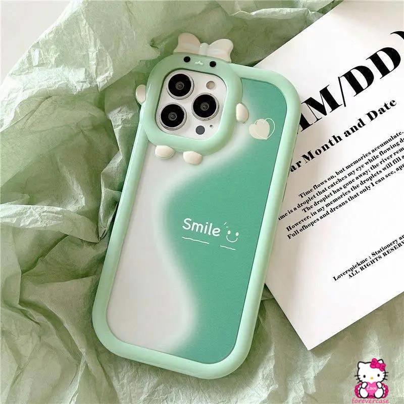 Soft Case Desain Kartun Monster 3D Untuk IPhone 7 8 6 6S Plus 11 12 13 Pro MAX XR 14 Plus 14 Pro MAX X XS MAX SE 2020