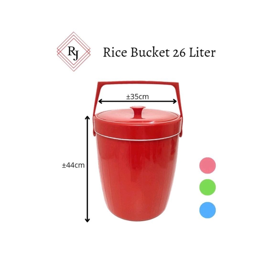 Blue Shark Rice Bucket 8 Liter - Rice Bucket Tempat Es dan Tempat Nasi Jumbo - Tempat Penyimpan Nasi