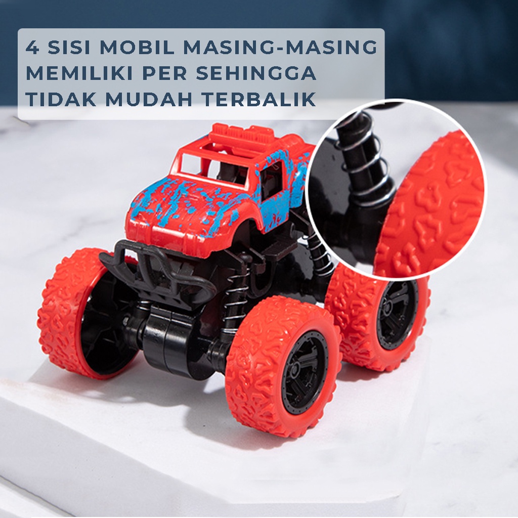 Mobil Mainan Anak Monster Zap Intertial Bigfoot Mobil Jeep offroad Mini Truck Car Jip Toys |GROSIRXPRESS