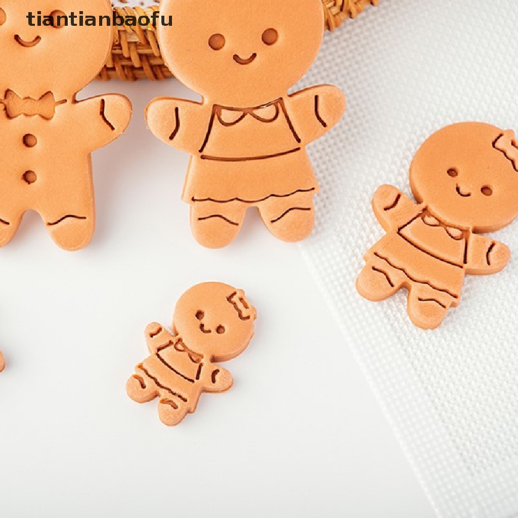 Cetakan Pemotong Kue / Biskuit Bentuk Gingerbread Man