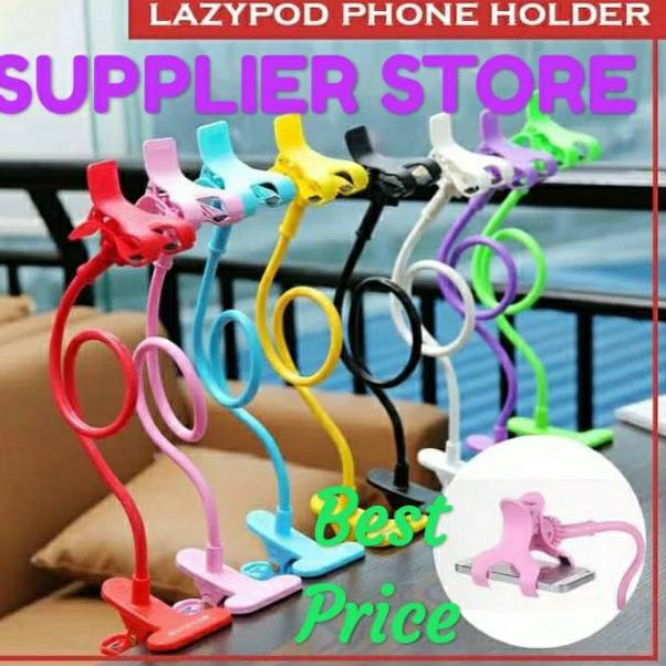 Stok Terbaru Lazipod / Jepit Holder Hp 4 Capit