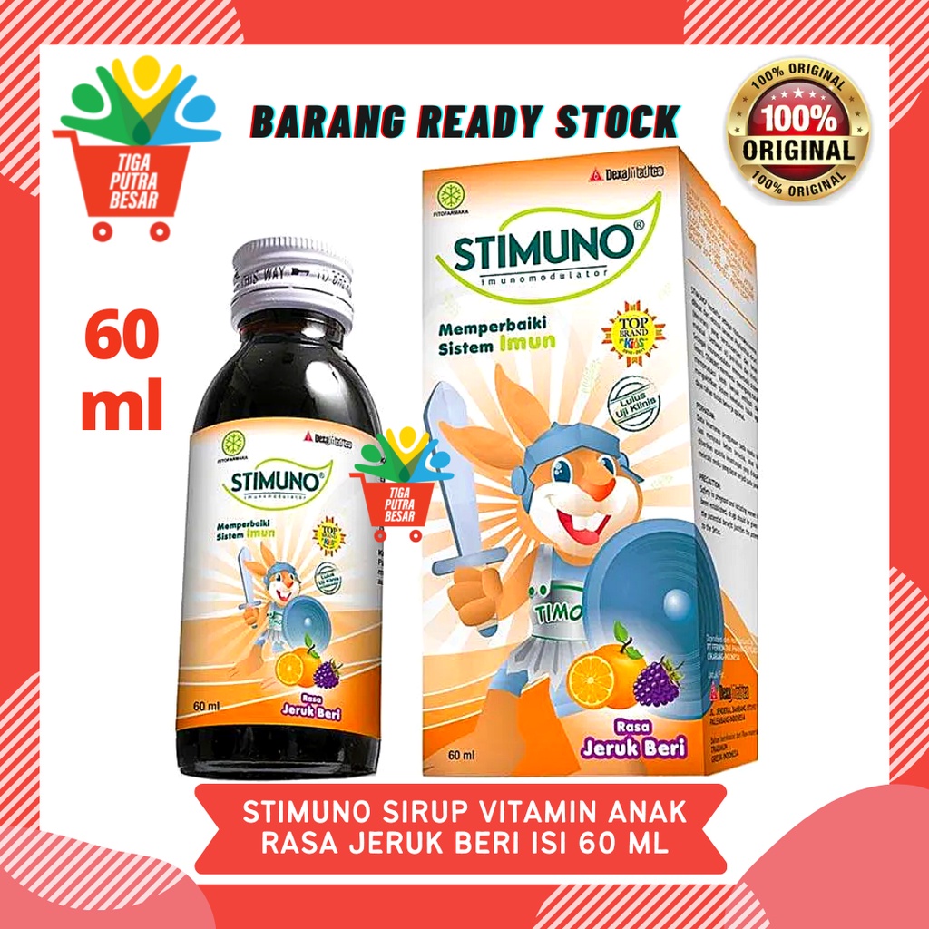 STIMUNO SIRUP 60 ML / SYRUP VITAMIN IMUN ANAK