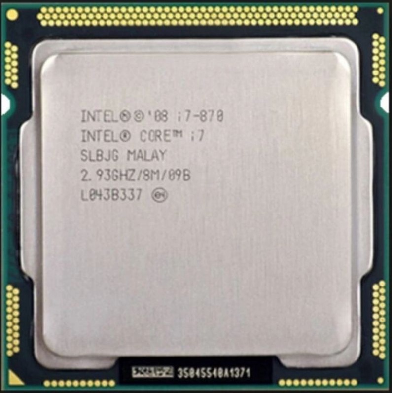 PROCESSOR INTEL CORE I7 870 TRAY LGA 1156