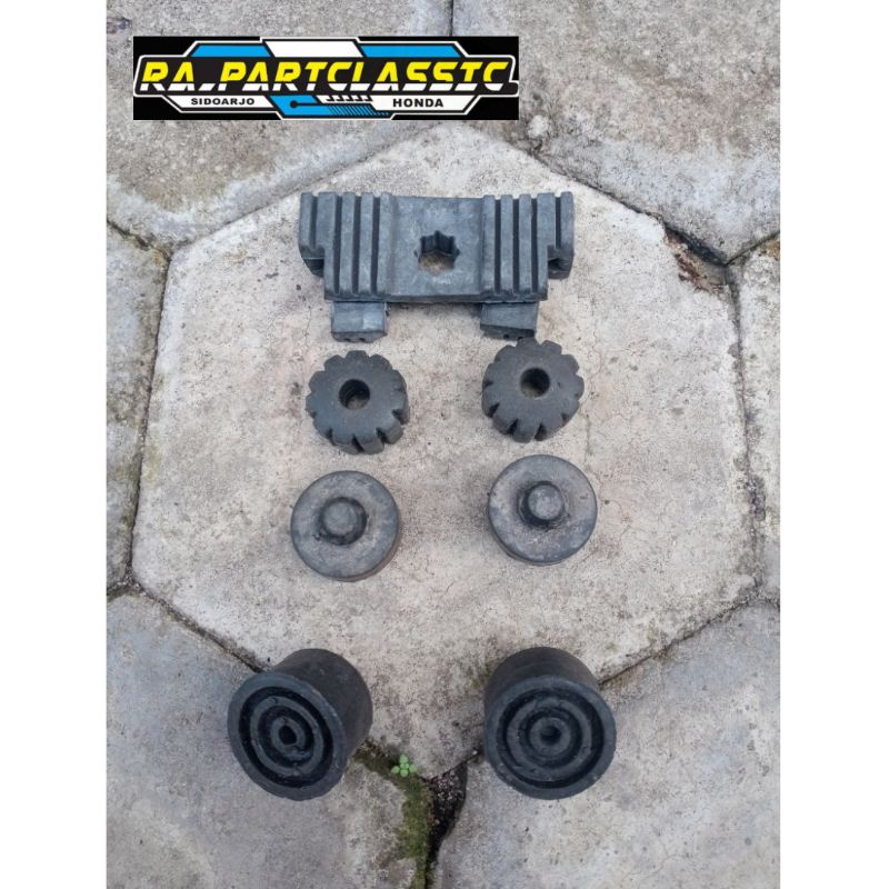 KARET JOK GL100 SET KARET TANGKI GL100 SET DEPAN BELAKANG