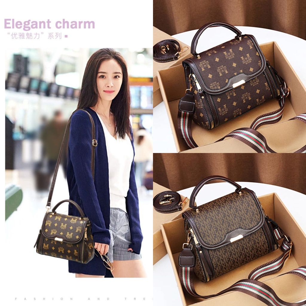 Tas Wanita Selempang Elegan Mewah Premium High Quanlity Original import