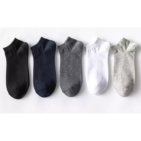 3 PASANG KAOS KAKI PENDEK MATAKAKI POLOS / ANGKLE SOCKS PRIA WANITA DEWASA BAHAN LEMBUT TERMURAH UNISEX