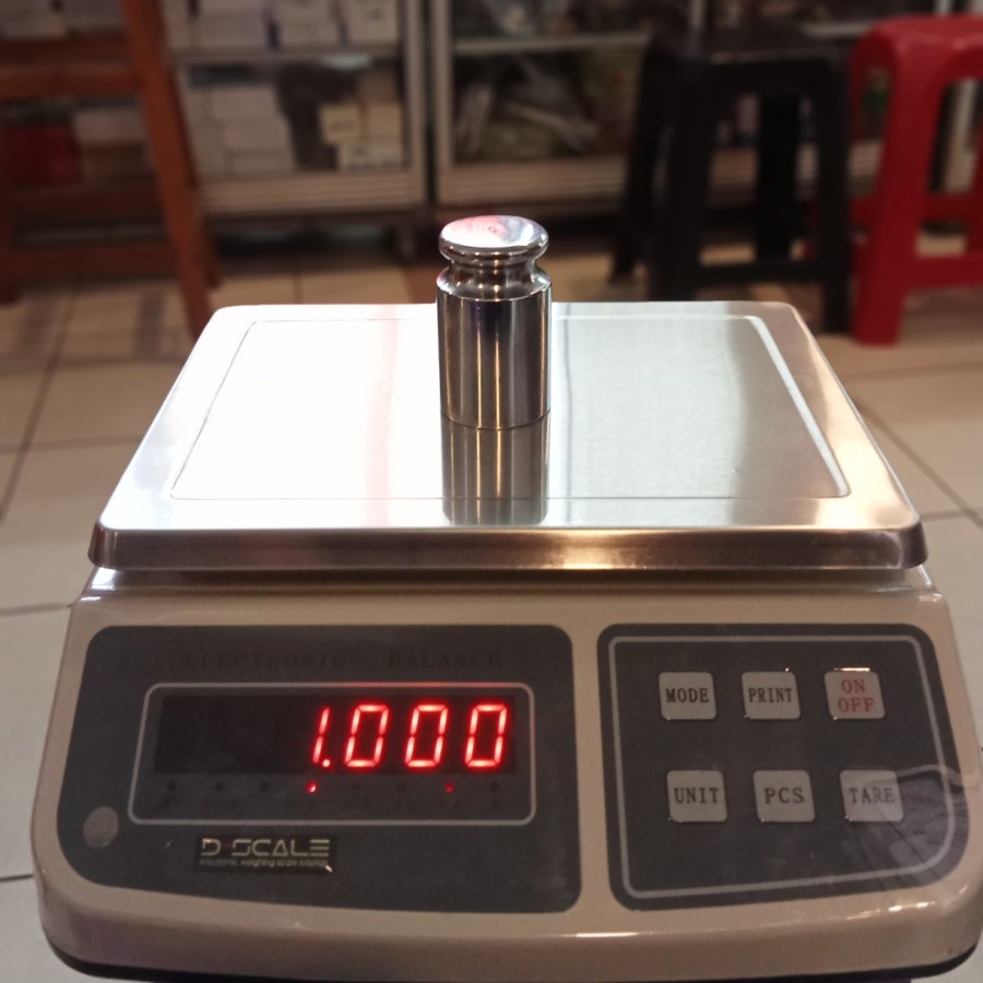 Timbangan Duduk Digital Portable D-SCALE A12E timbangan meja 30kg /1gram