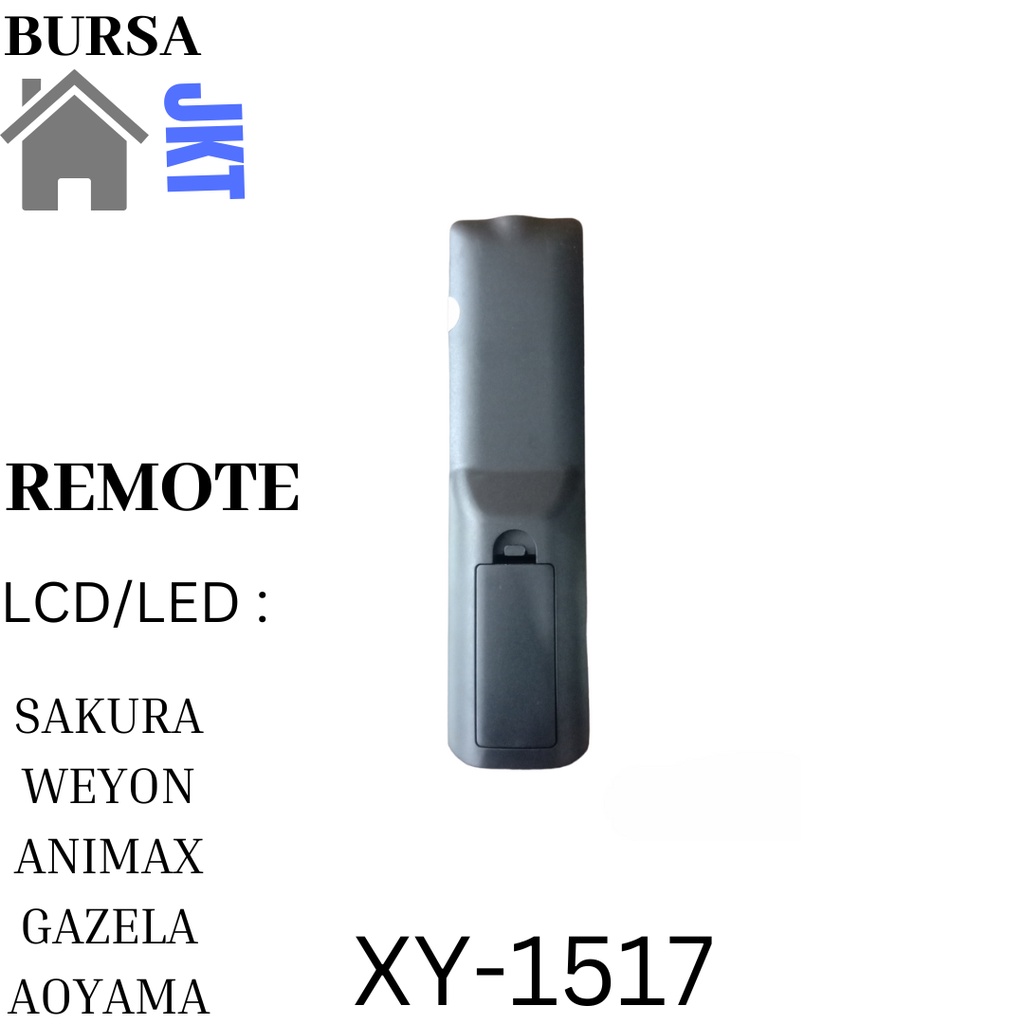 REMOTE/REMOT TV LCD LED X7-1517 SAKURA WEYON ANIMAX GAZELA AOYAMA