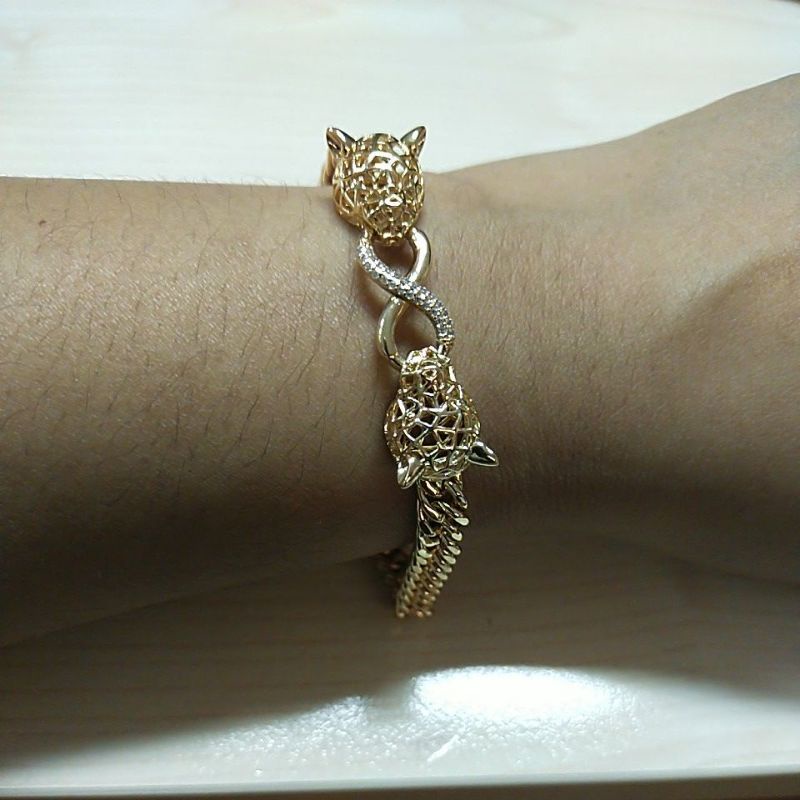 Gelang Sisik Naga Panther Ala Cartier Xuping Asli