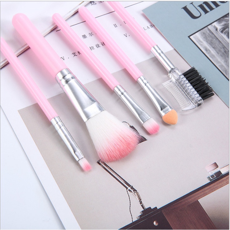 JD 5 Pcs Makeup Set Eye Portbale Makeup Brushes Multi-useBeauty Brush Makeup Tool