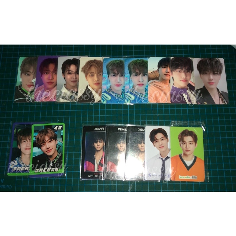 READY STOCK Photocard Jaemin Glimo glitch scratch ver random tc dreaming ver. namol LD R1 fcmm chris