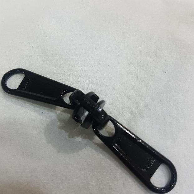 Jual Kepala Resleting YKK Bolak Balik Hitam 5RC DWL