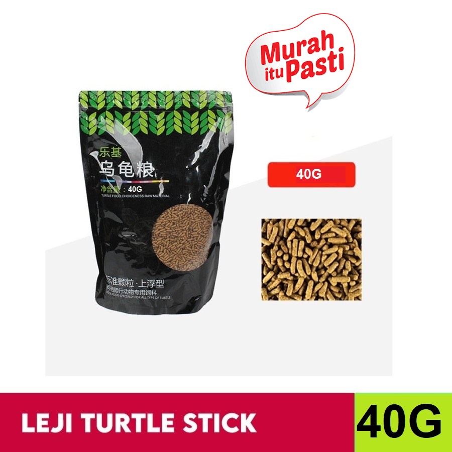 LEJI Turtle Food Stick Nomoy LJ-01 Makan Kura Air RES DAMER HAMILTONI DBT 40g - 100g