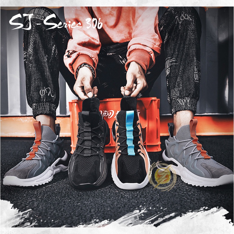 [JWALK] Sepatu Sneakers Pria Trendy dan Nyaman Buat Running Kualitas Import Premium - 306