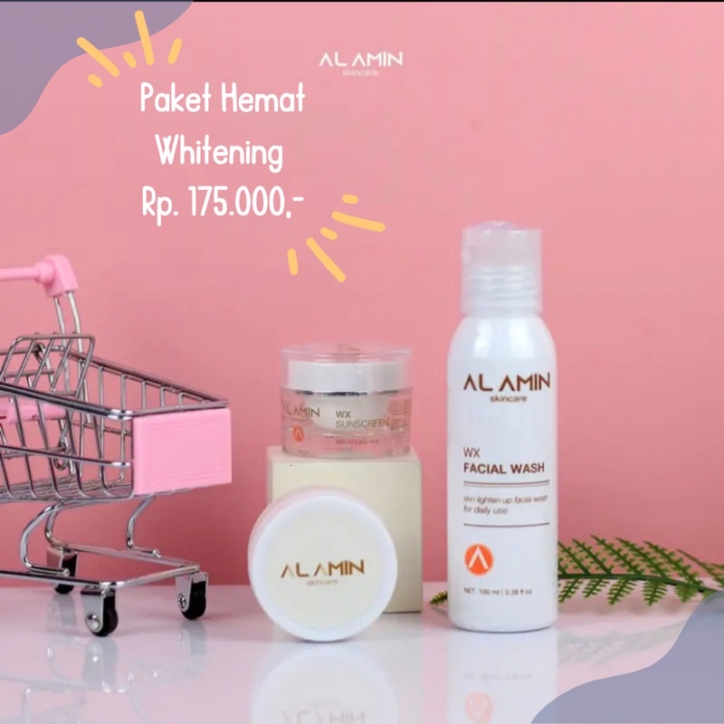 AL AMIN PAKET DR HEMAT - ACNE - FLEK - WHITENING