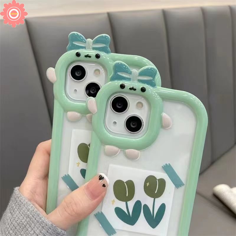 Soft Case Desain Bunga Hati Monster 3D Untuk OPPO A17 A16 A15 A95 A16K A5s A77s A94 A54 A57 A96 A76 A17K A3s A55 A74 A16E A53 A53 A52 A9Z 5F 736 Cover Penutup Mesin Cuci