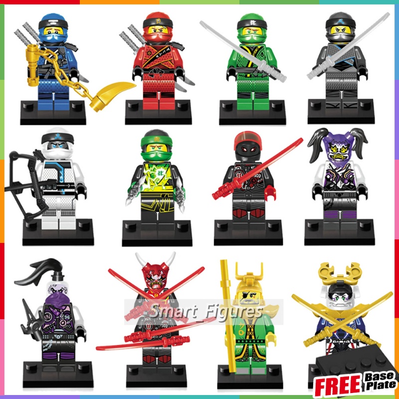 Action Figure Mini Ninjago Mr.E Ultra Violet Hutchins Samurai X Jay Walker Lloyd EG18013 Untuk Hadiah