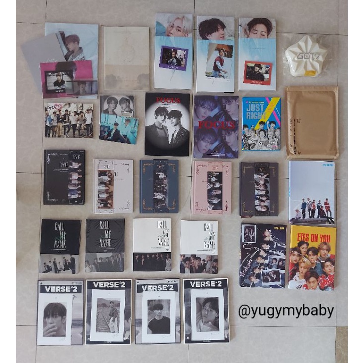 GOT7 ALBUM JJP JJ PROJECT JUS2 MARK JAEBEOM JAYB JB JINYOUNG JACKSON YOUNGJAE BAMBAM YUGYEOM FOCUS J