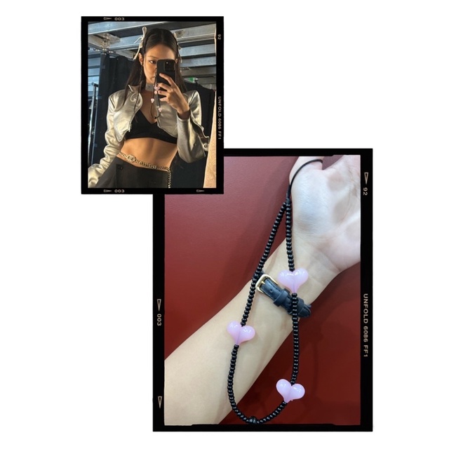Blackpink Jennie Phone Strap | Phone Strap | Phone String | Phone Cham | Keychain | Korean Phone Str