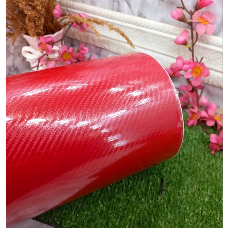 Stiker /sticker skotlet carbon / karbon merah