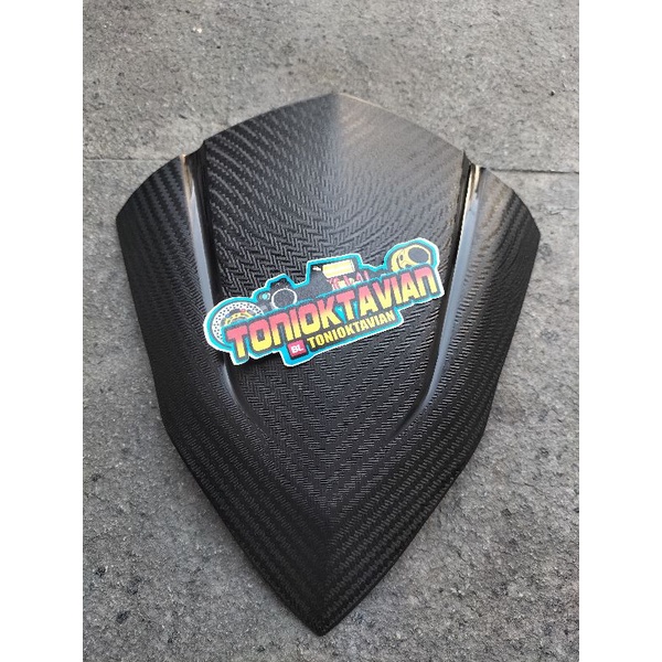 Visor motor Vario 125 150 160cbs windshield visor karbon anti pecah motor Vario 150 Vario 125 Vario 