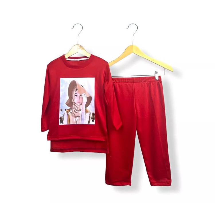 ONE SET VIRAL 2022 / SETELAN VIRAL ANAK / SETELAN CUTBRAY OVERSIZE ANAK 3-12 TAHUN