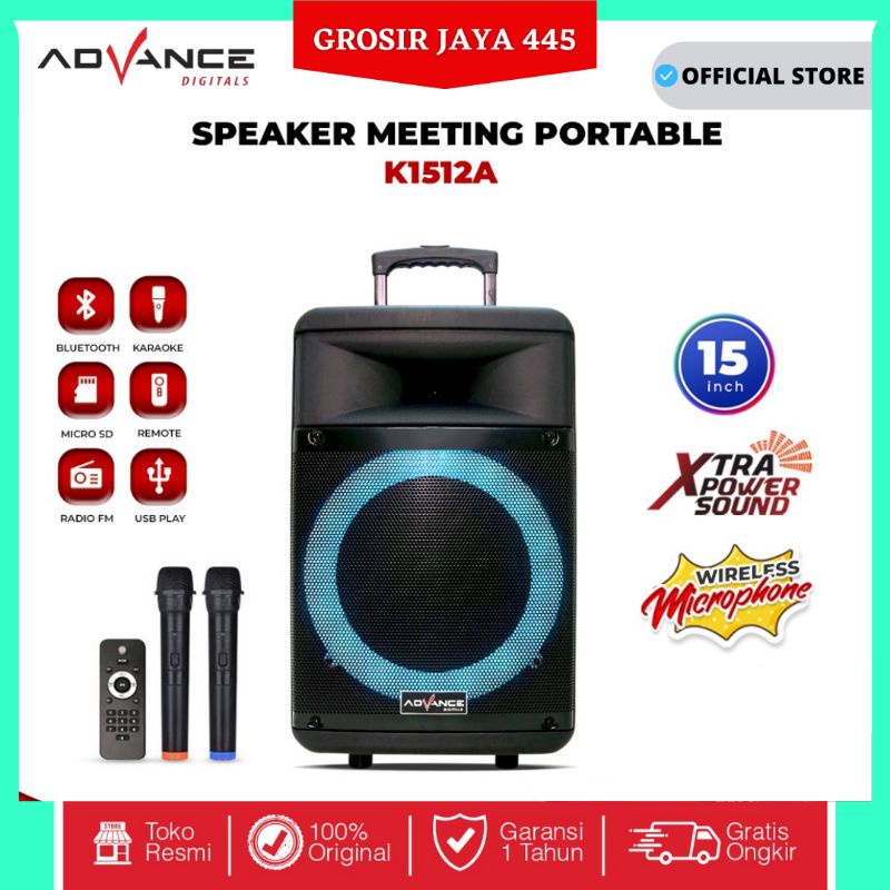 speaker advance k1512a k 1512a meeting 15&quot; inch