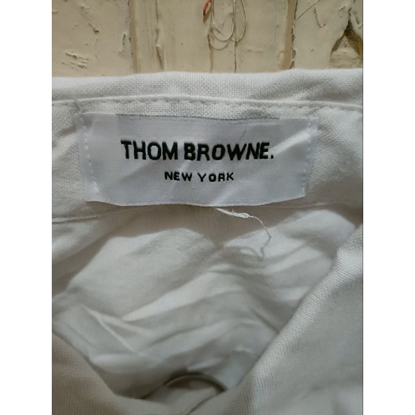 kemeja putih polos THOM BROWNE Jeans size S