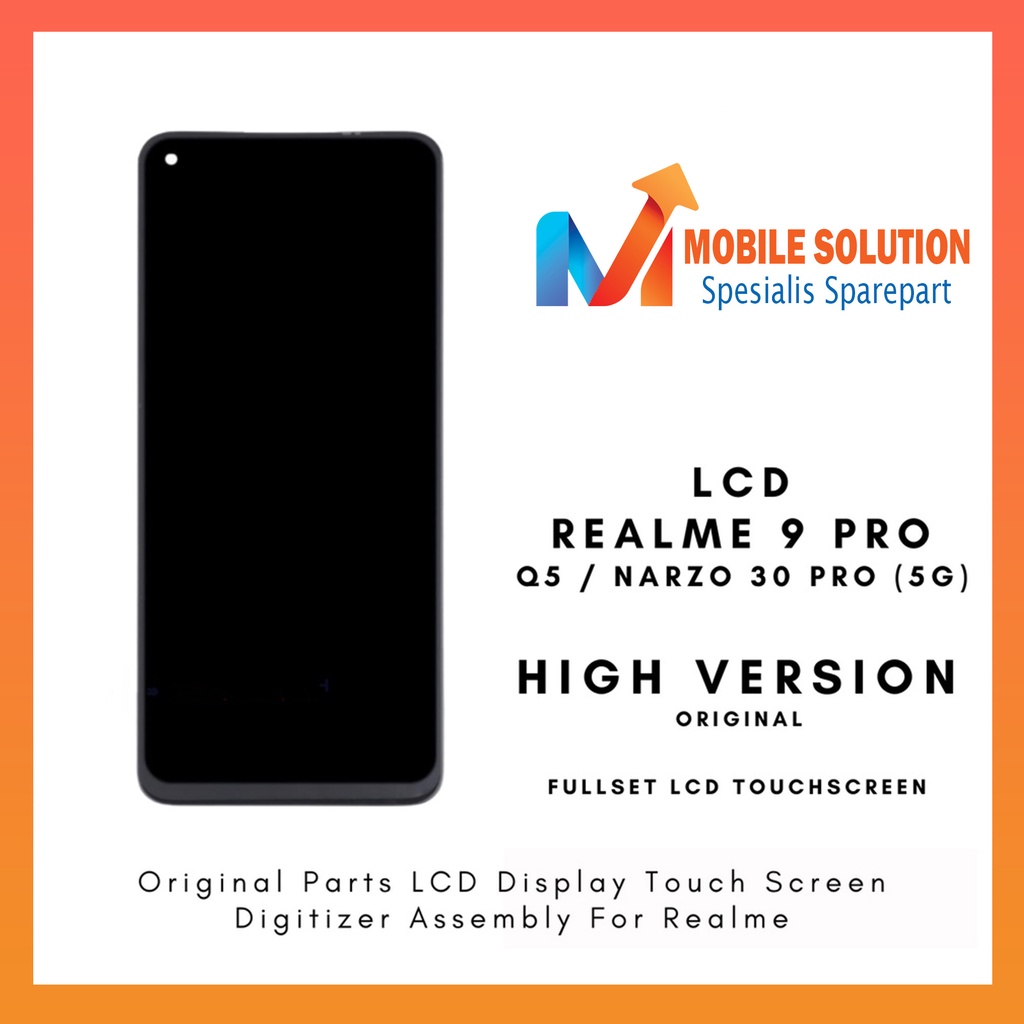 Grosir LCD Realme 9 Pro / LCD Realme Q5 / LCD Narzo 30 Pro (5G) Fullset Touchscreen Garansi 1 bulan + Packing / Bubbel