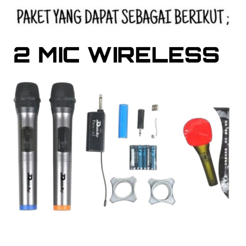 Paket Karaoke Speaker BMB CS 252V System Bluetooth Upgrade Ampli Mixer