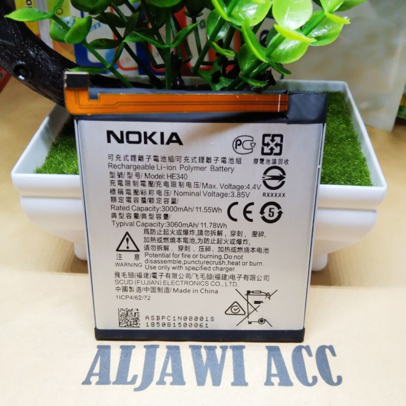 Baterai Batre Battery Nokia 7 N7 TA-1041 HE-340 HE340 Original Battery Hp