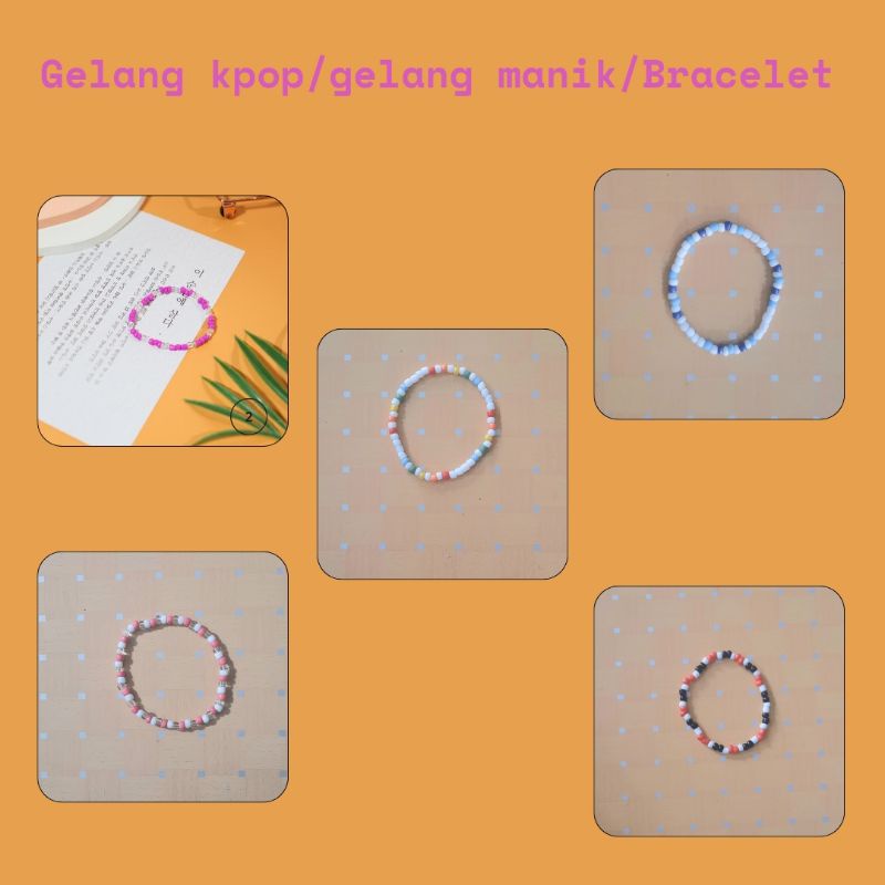 Gelang Kpop/Gelang Manik/Bracelet