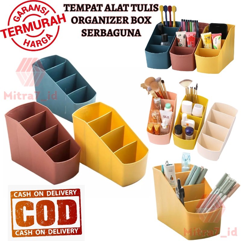 M7 - Rak Tempat Pena Pensil / Organizer Box Serbaguna / Kosmetik Box / Kotak Penyimpanan Remote