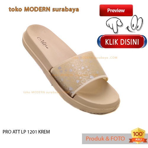 Sandal wanita casual sandal slide karet murah PRO ATT LP 1201