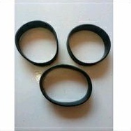 gelang karet polos hitam