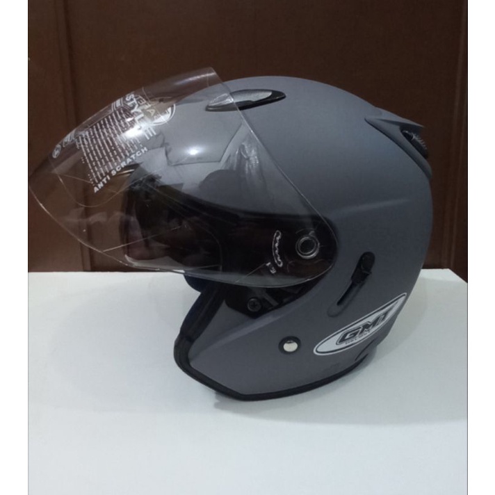 Helm GMT Helm Halfface Double Visor Helm Sepeda Motor Helm Murah Helm SNI Helm Original Helm Pria Wanita Helm Cowok Cewek