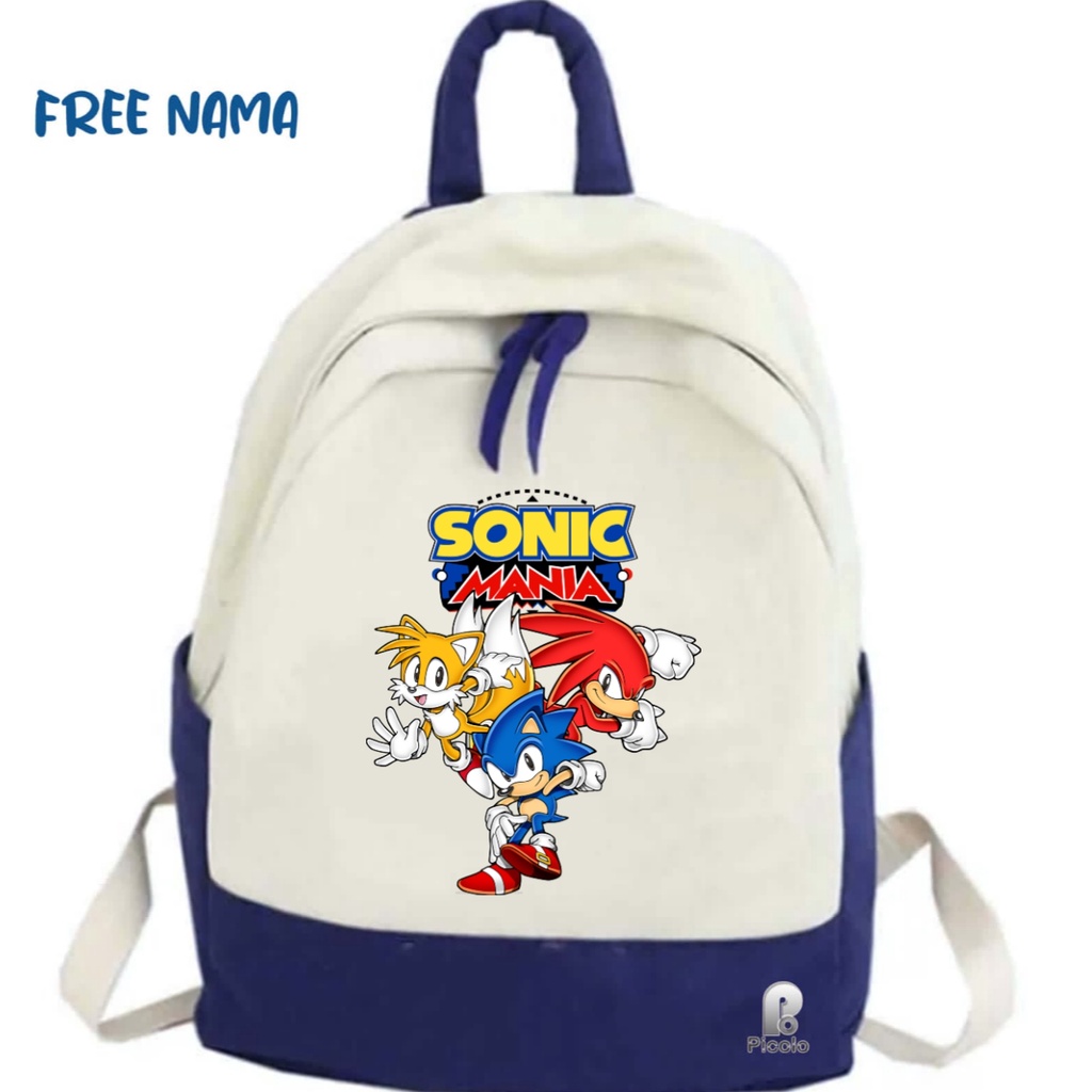 TAS RANSEL ANAK BACKPACK ANAK SEKOLAH MOTIF SONIC MANIA