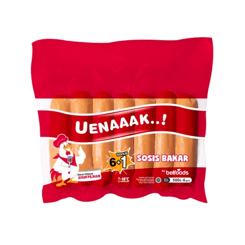 Belfoods Uenaaak Sosis Bakar 500 gram