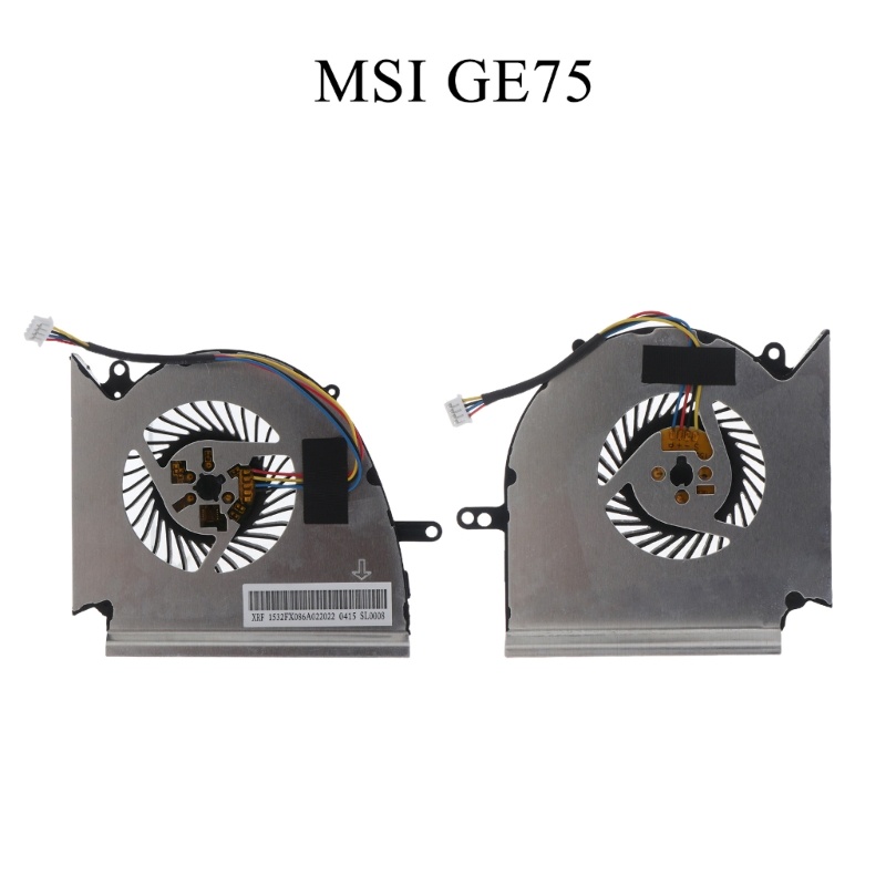 Btsg Notebook CPU GPU Cooler Radiator Untuk MSI GE75 GP75 GL75 WE75 VR MS-17E2/E4/E7