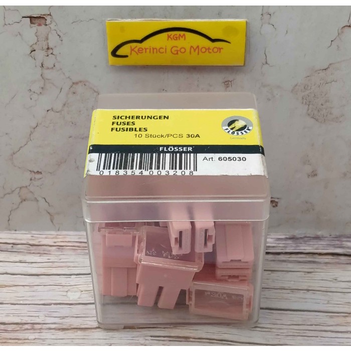 FLOSSER SEKRING PUSAT SKRING FUSE BIG FEMALE 30 AH PINK 605030