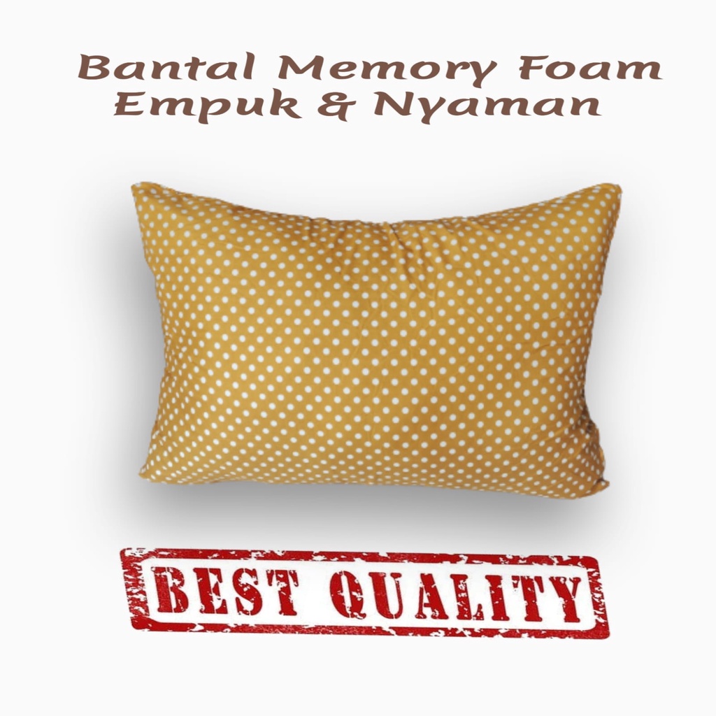 Bantal Guling Tidur Hotel Murah, Full Memory Foam Empuk Dan Nyaman