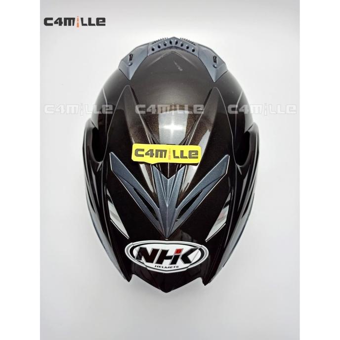 Helm NHK Aviator Double Visor Gun Metal